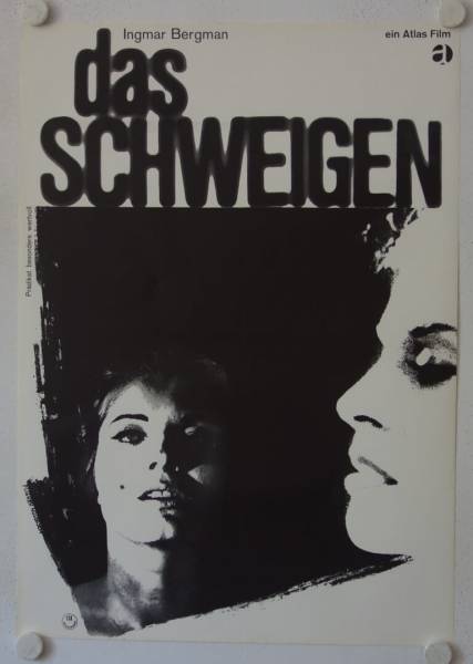 Tystnaden - The Silence original release german movie poster
